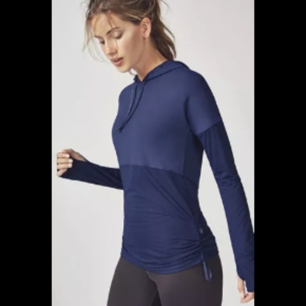 Fabletics Hooded Royal Blue Hoodie (M)